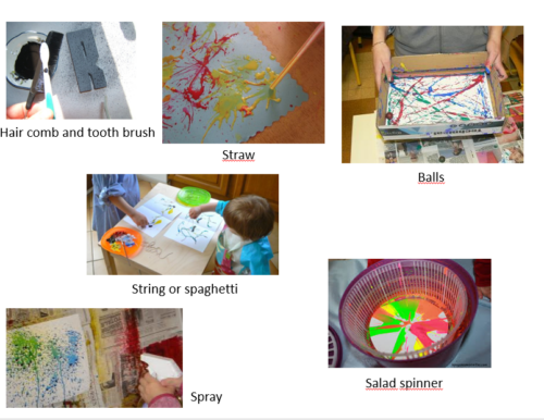 maľovanie v montessori škôlke